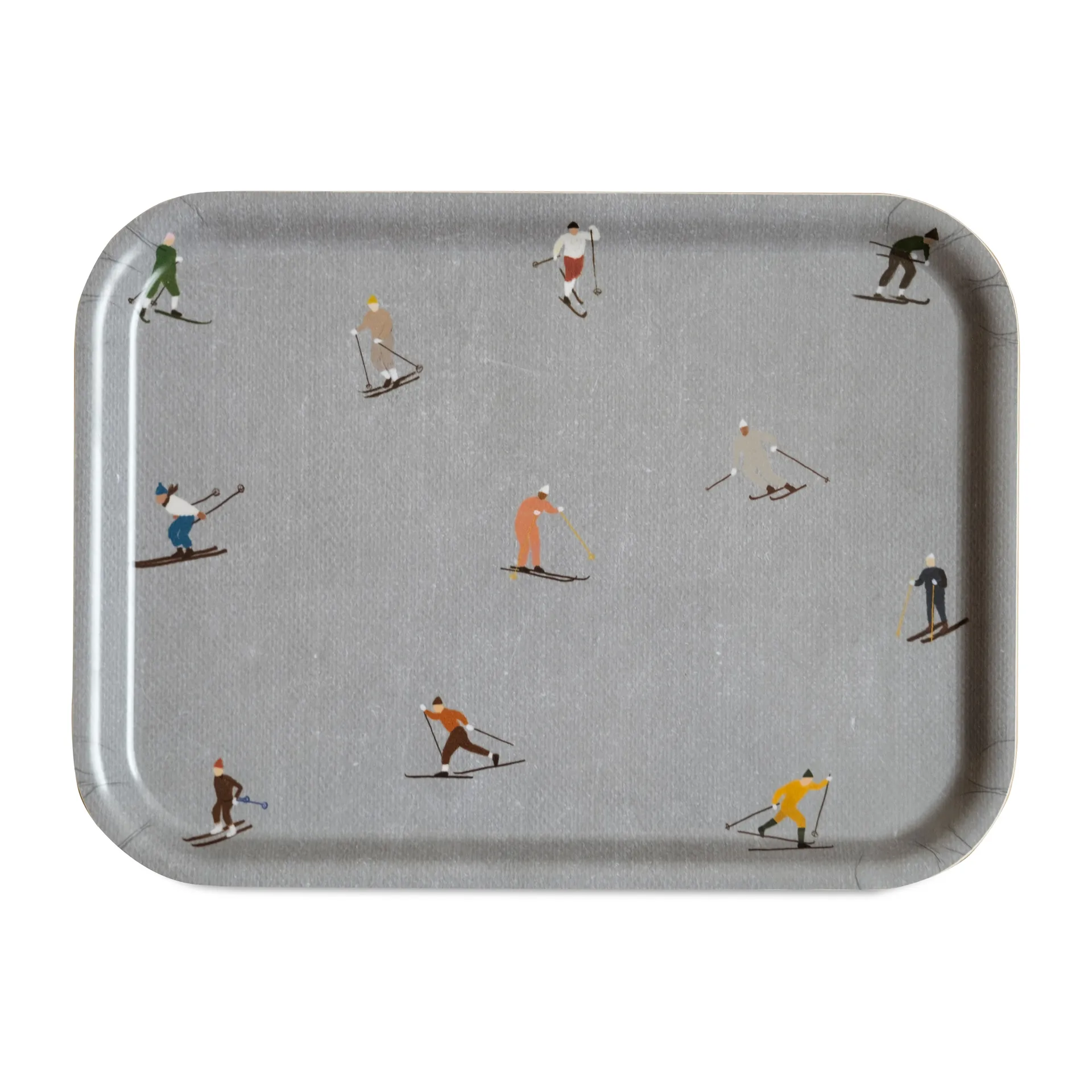 Skiers tray 20x27 cm, 灰色 Fine Little Day