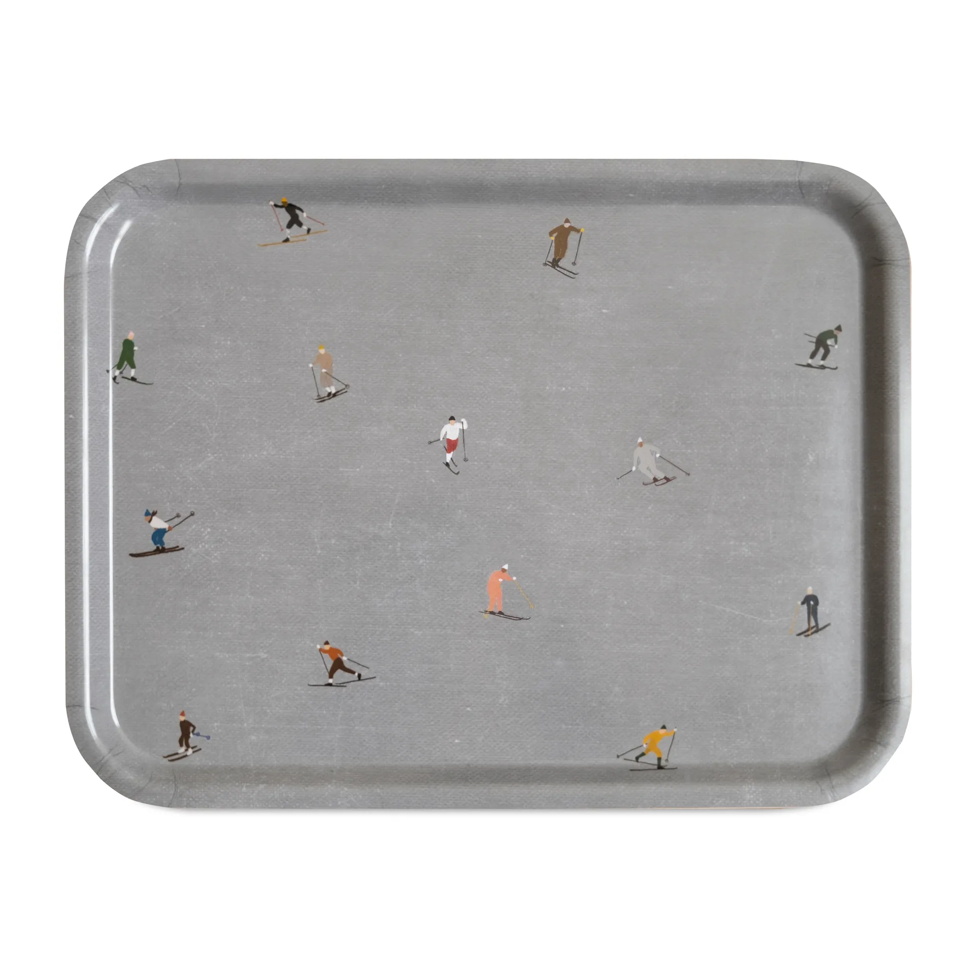 Skiers tray 33x43 cm, 灰色 Fine Little Day