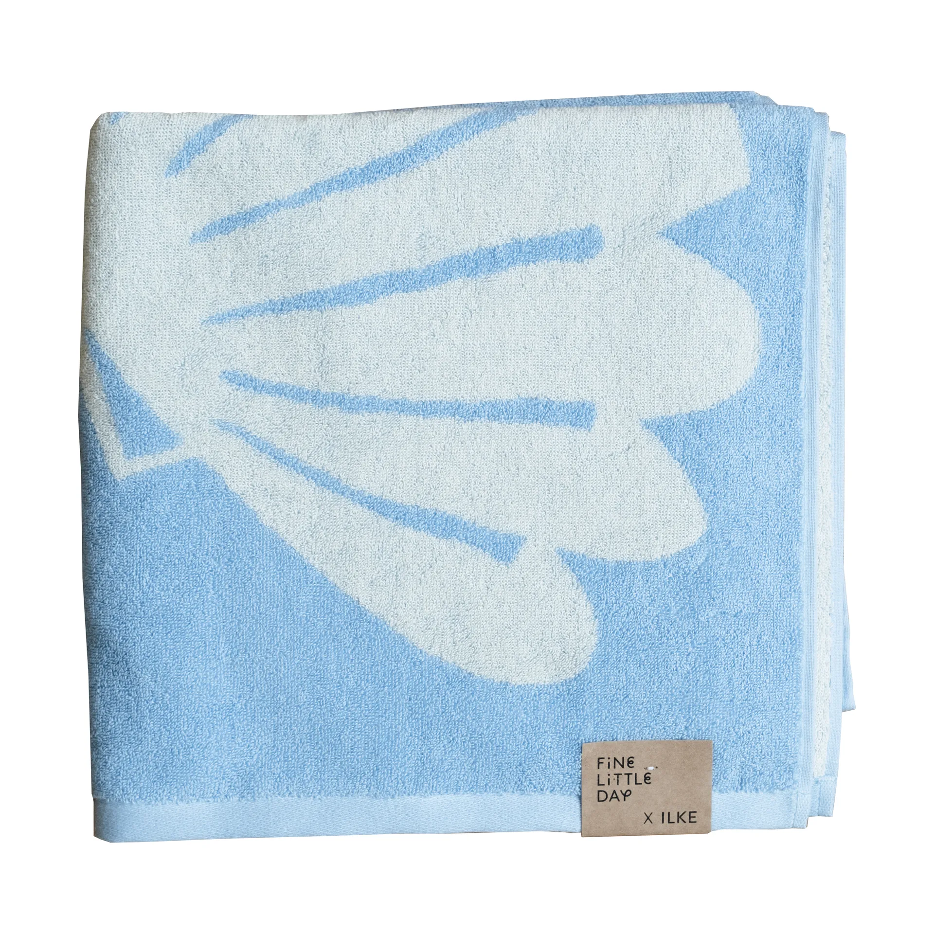 Snäcka 浴巾 70x140 cm, Blue Fine Little Day