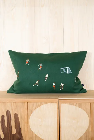 足球Soccer footboll枕套_58x38cm - 绿色 - Fine Little Day