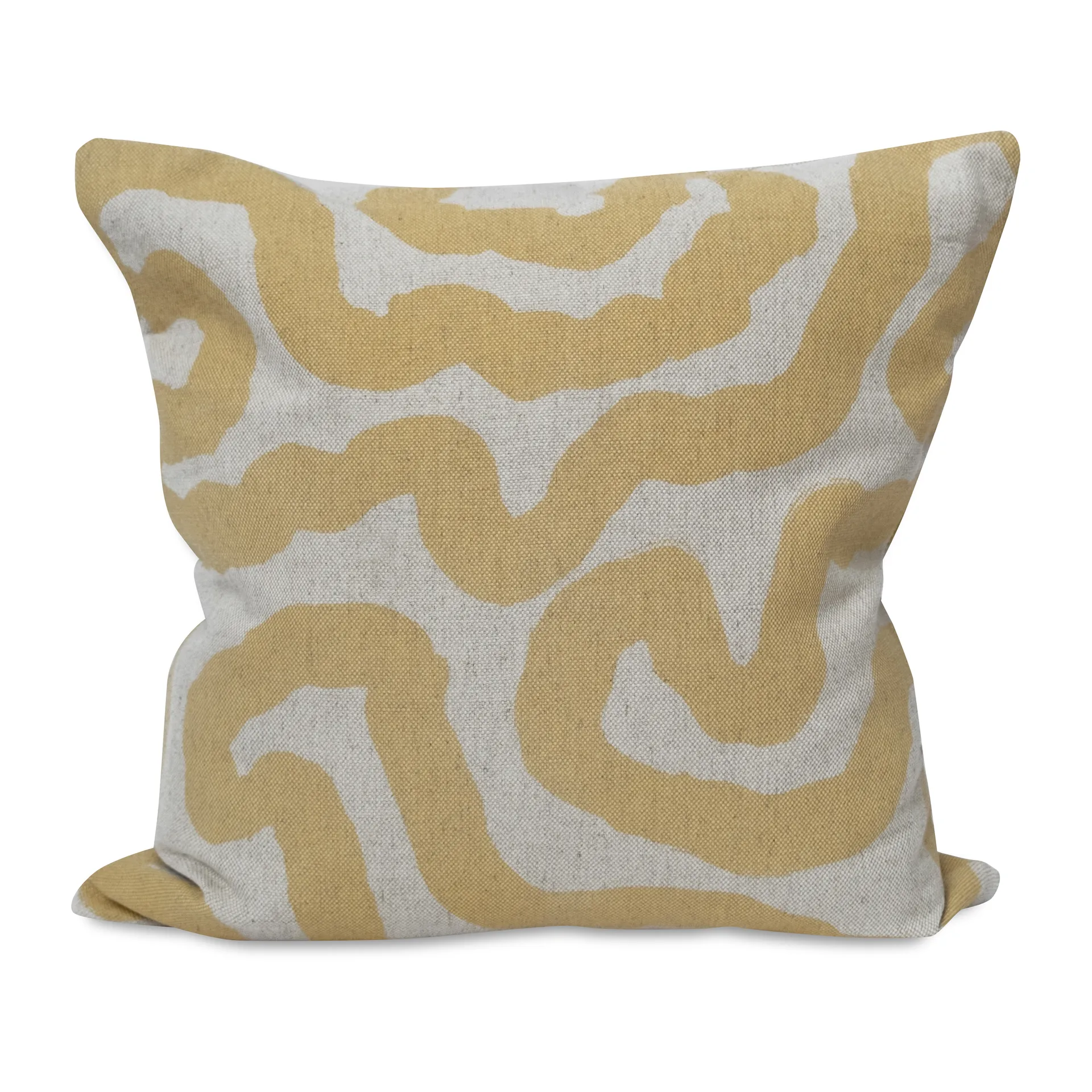 Spår 枕头套 48x48 cm, 黄色 Fine Little Day