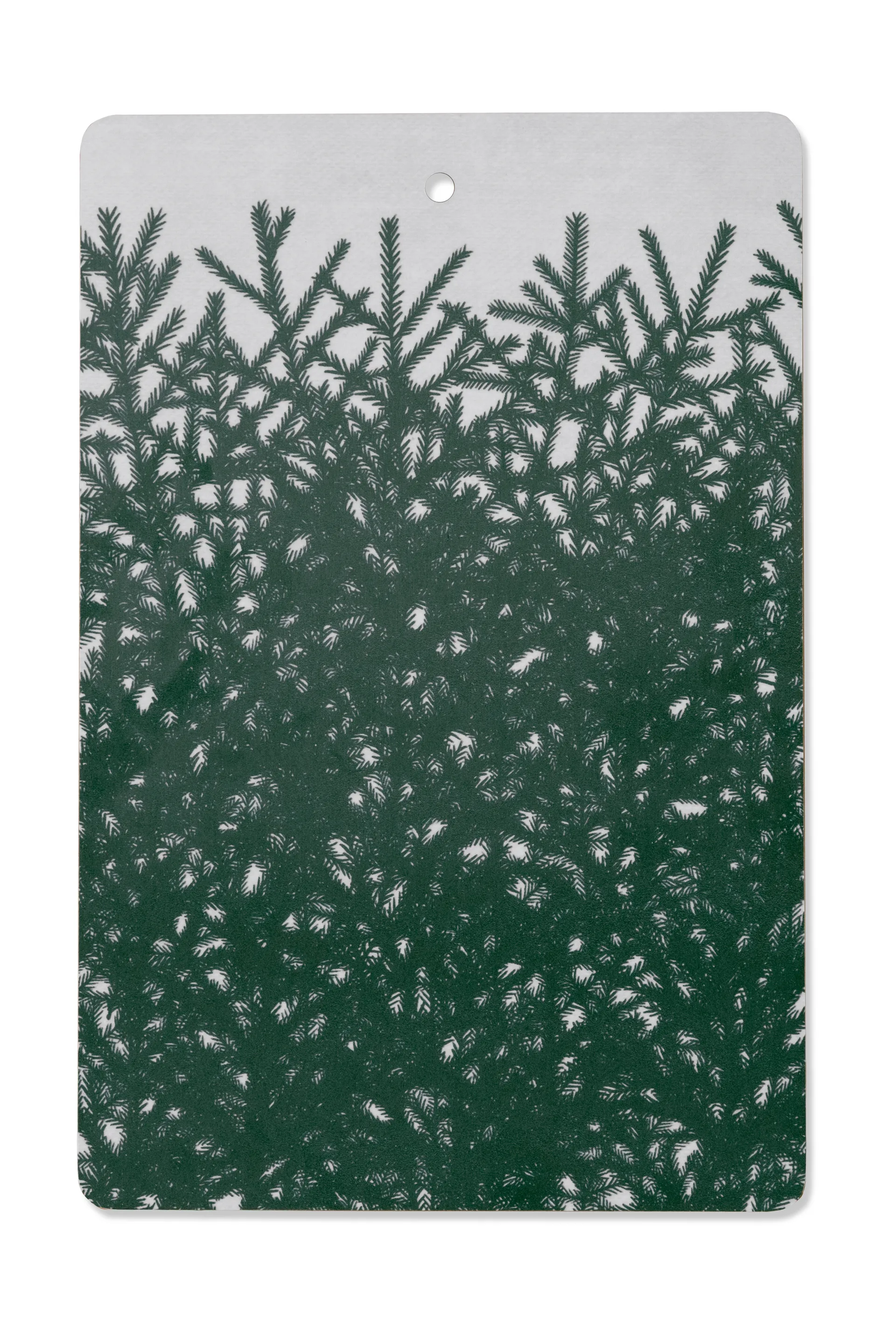 云杉Spruce tree切菜板_21x31cm, 白绿色 Fine Little Day