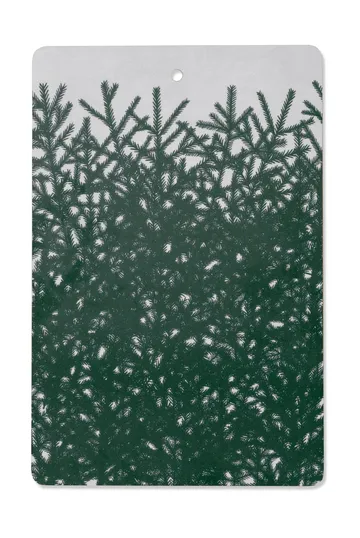 云杉Spruce tree切菜板_21x31cm - 白绿色 - Fine Little Day