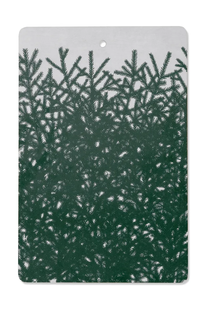 云杉Spruce tree切菜板_21x31cm - 白绿色 - Fine Little Day