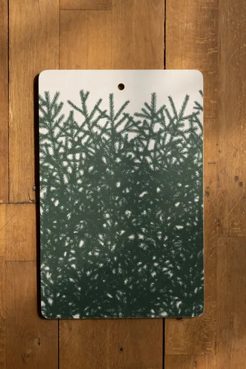 云杉Spruce tree切菜板_21x31cm - 白绿色 - Fine Little Day