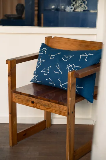 Star sign 靠枕套 38x58 cm - 蓝色-白色 - Fine Little Day