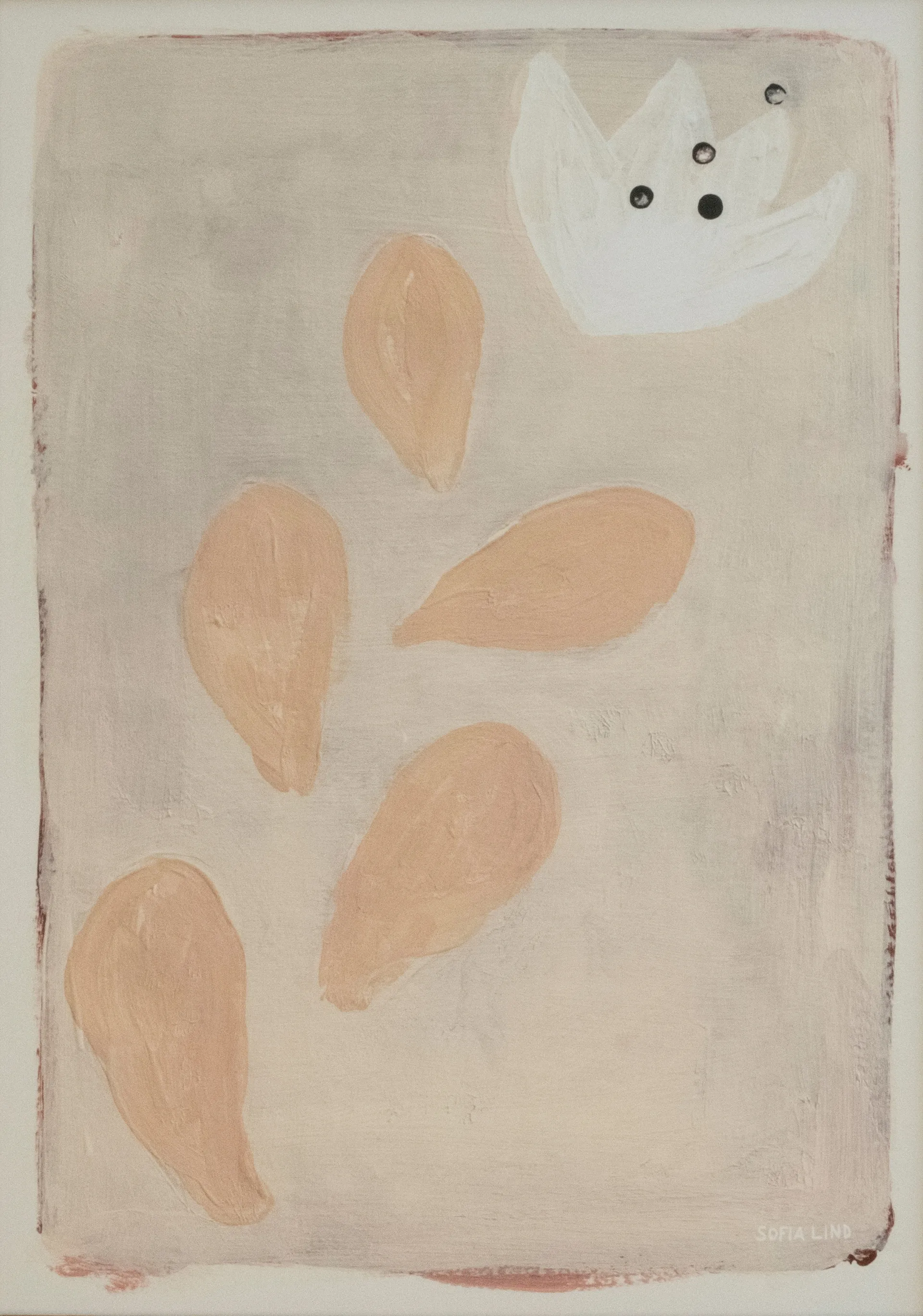 Stone Crop 海报 50x70 cm, 粉色配裸色 Fine Little Day