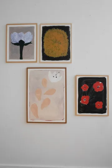 Stone Crop 海报 50x70 cm - 粉色配裸色 - Fine Little Day