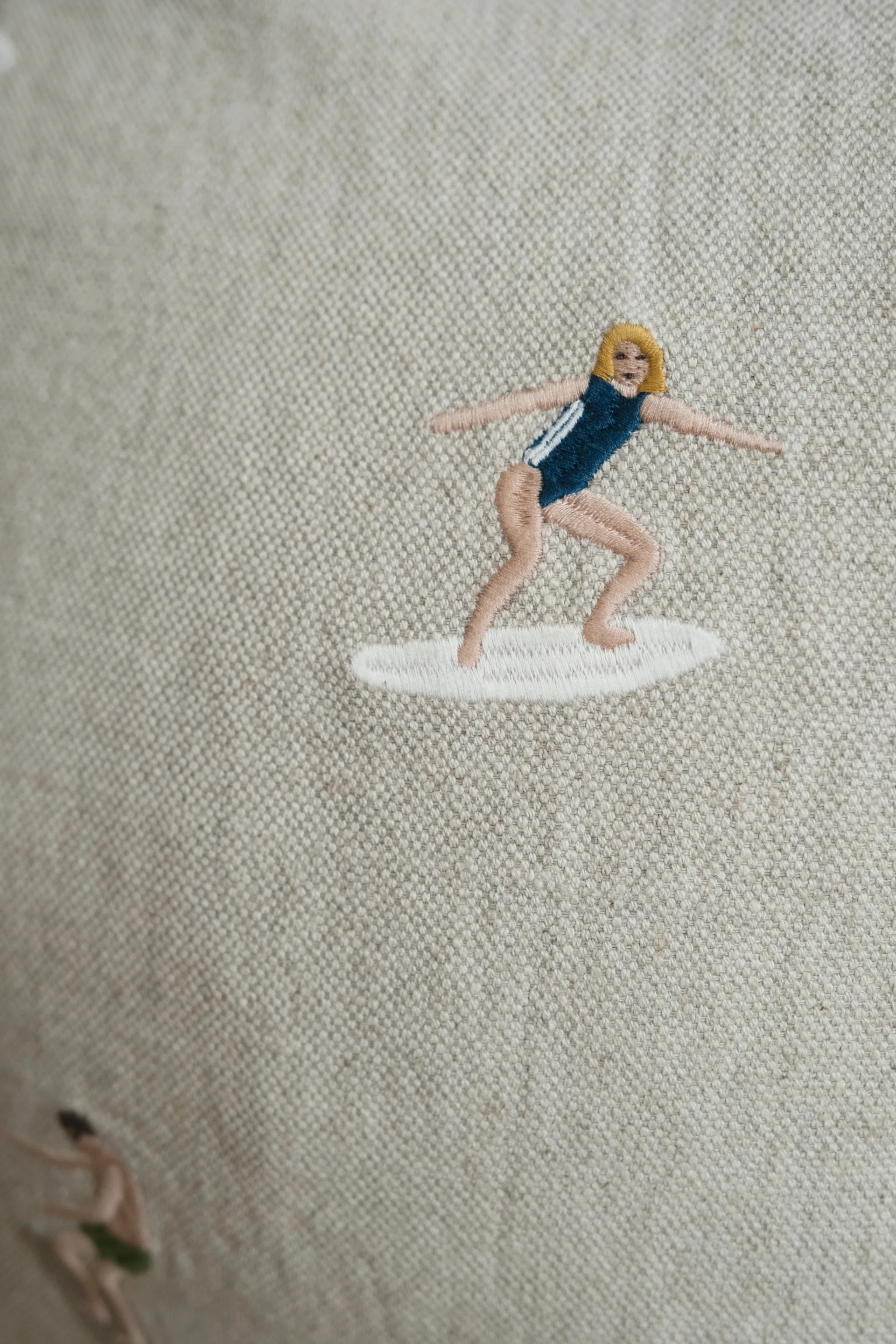 冲浪者Surfers枕套_48x48cm, 自然色 Fine Little Day