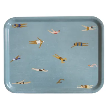 游泳者Swimmers托盘_33x43cm - 蓝色 - Fine Little Day