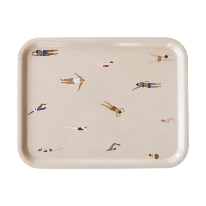 游泳者Swimmers托盘_33x43cm - 米色 - Fine Little Day
