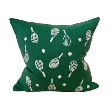 Tennis racket 靠枕套 48x48 cm - 绿色 - Fine Little Day