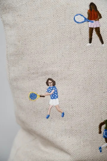 网球Tennis枕套_48x48cm - 自然色 - Fine Little Day