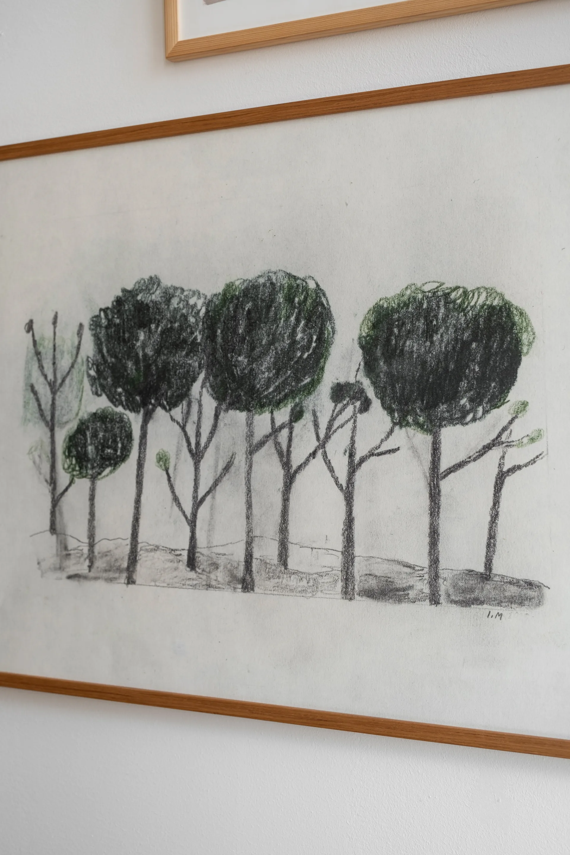 Trees 海报 50x70 cm, 黑色配米白色 Fine Little Day