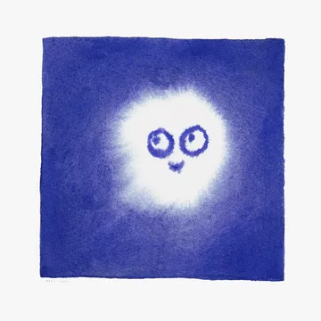 Tufs 海报 50x50 cm - 蓝色配白色 - Fine Little Day