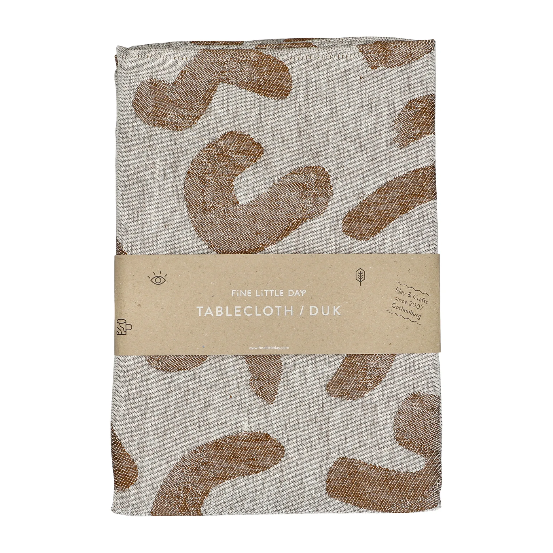 Udon 桌布 147x250 cm, 棕色 Fine Little Day