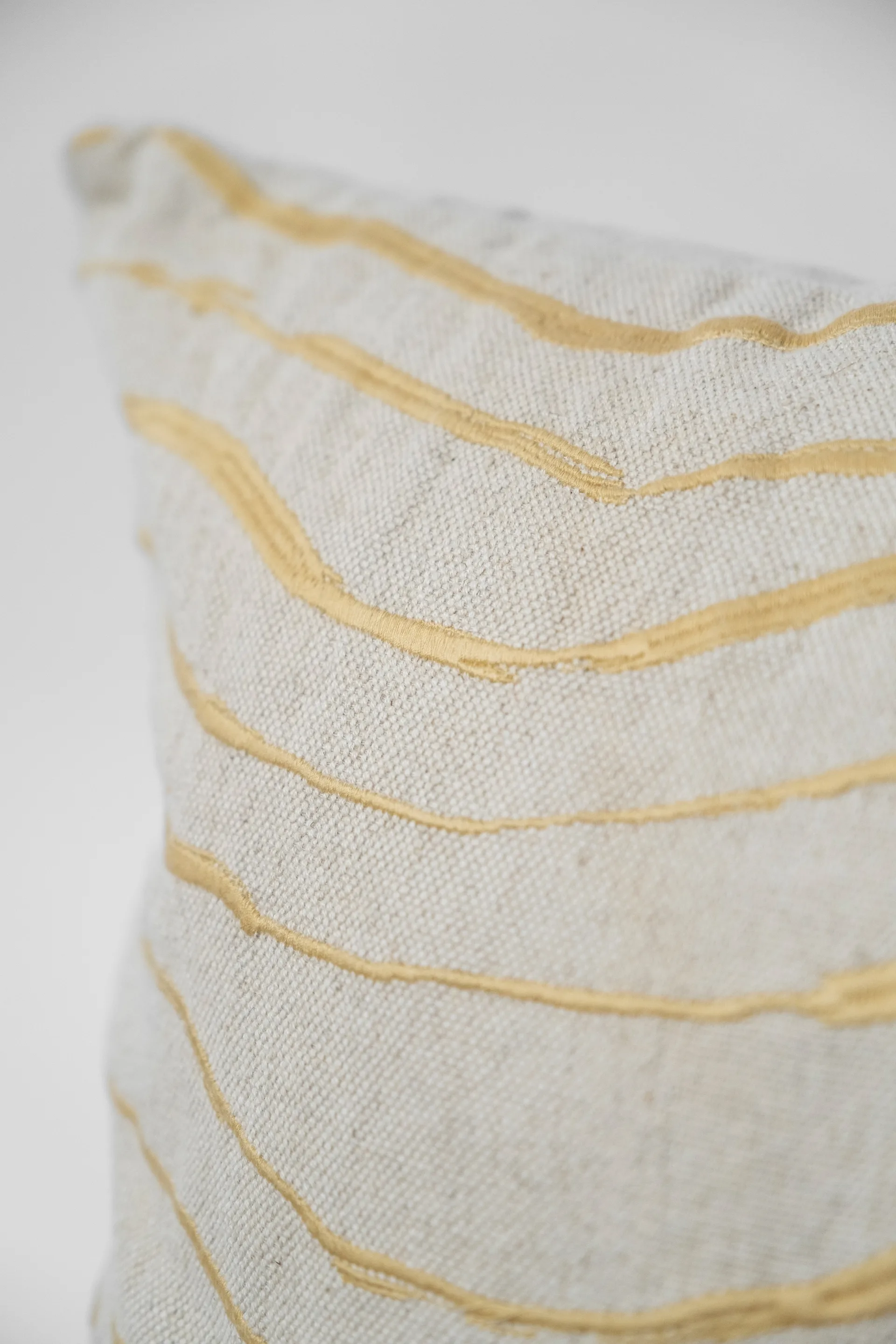 Våg 枕头套 48x48 cm, 黄色 Fine Little Day