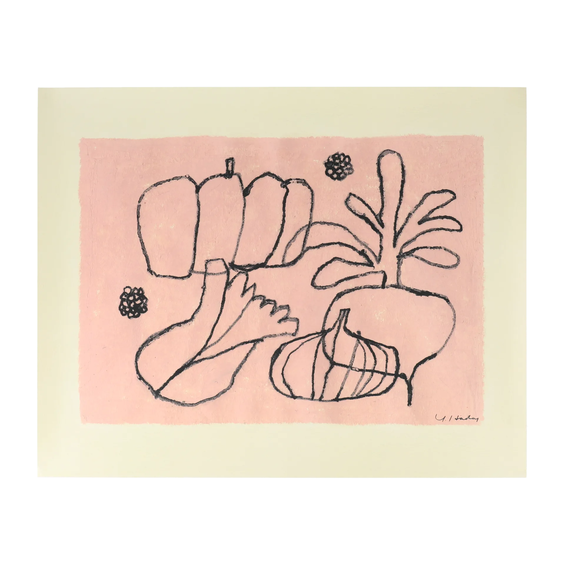 蔬菜Vegetable海报, 40x50cm Fine Little Day