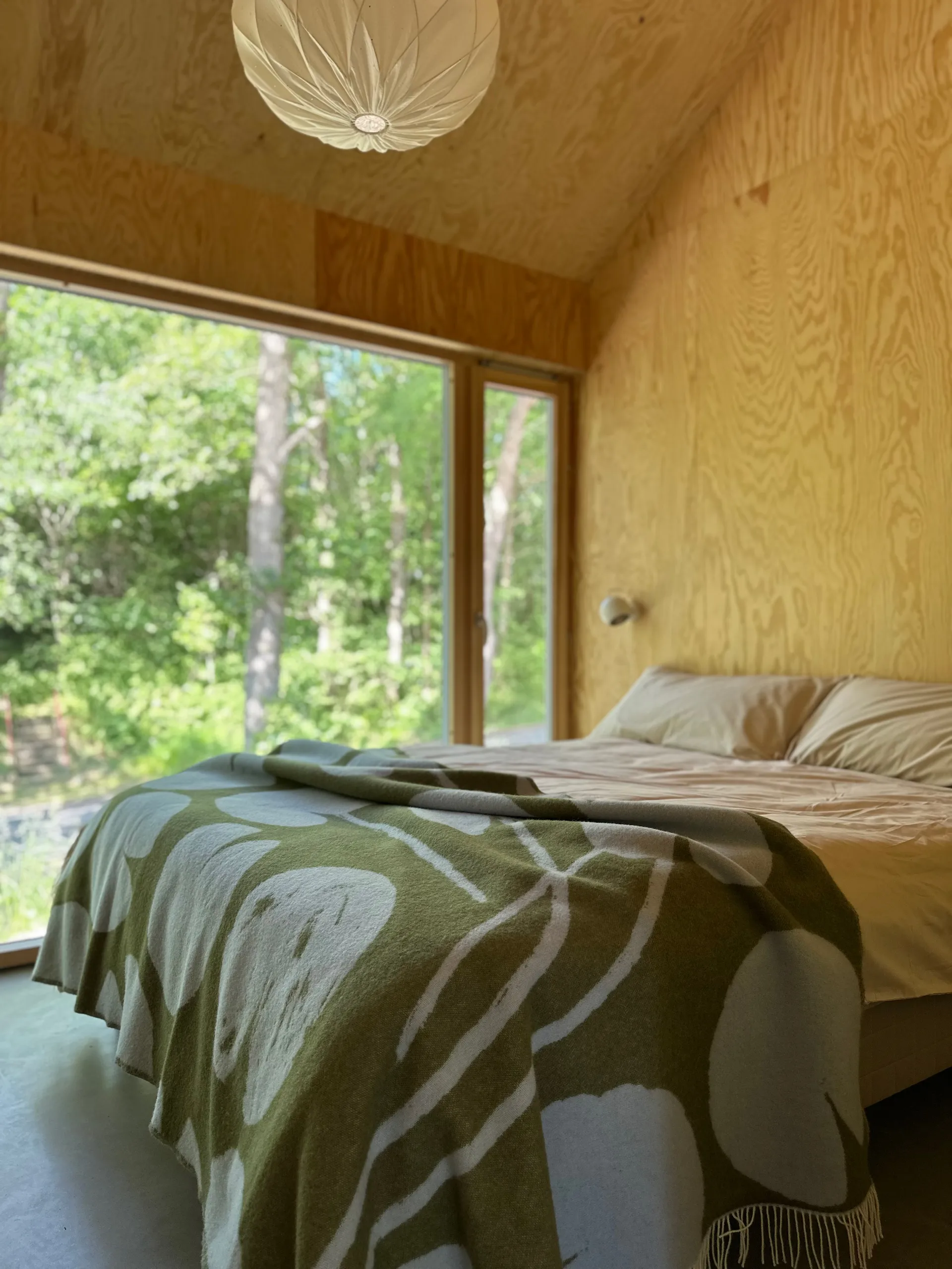 Water lilies 毯子 130x220 cm, 蓝色-绿色 Fine Little Day