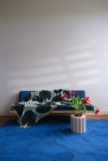 睡莲Water lilies图案休闲毯_130x220cm - 绿色 - Fine Little Day