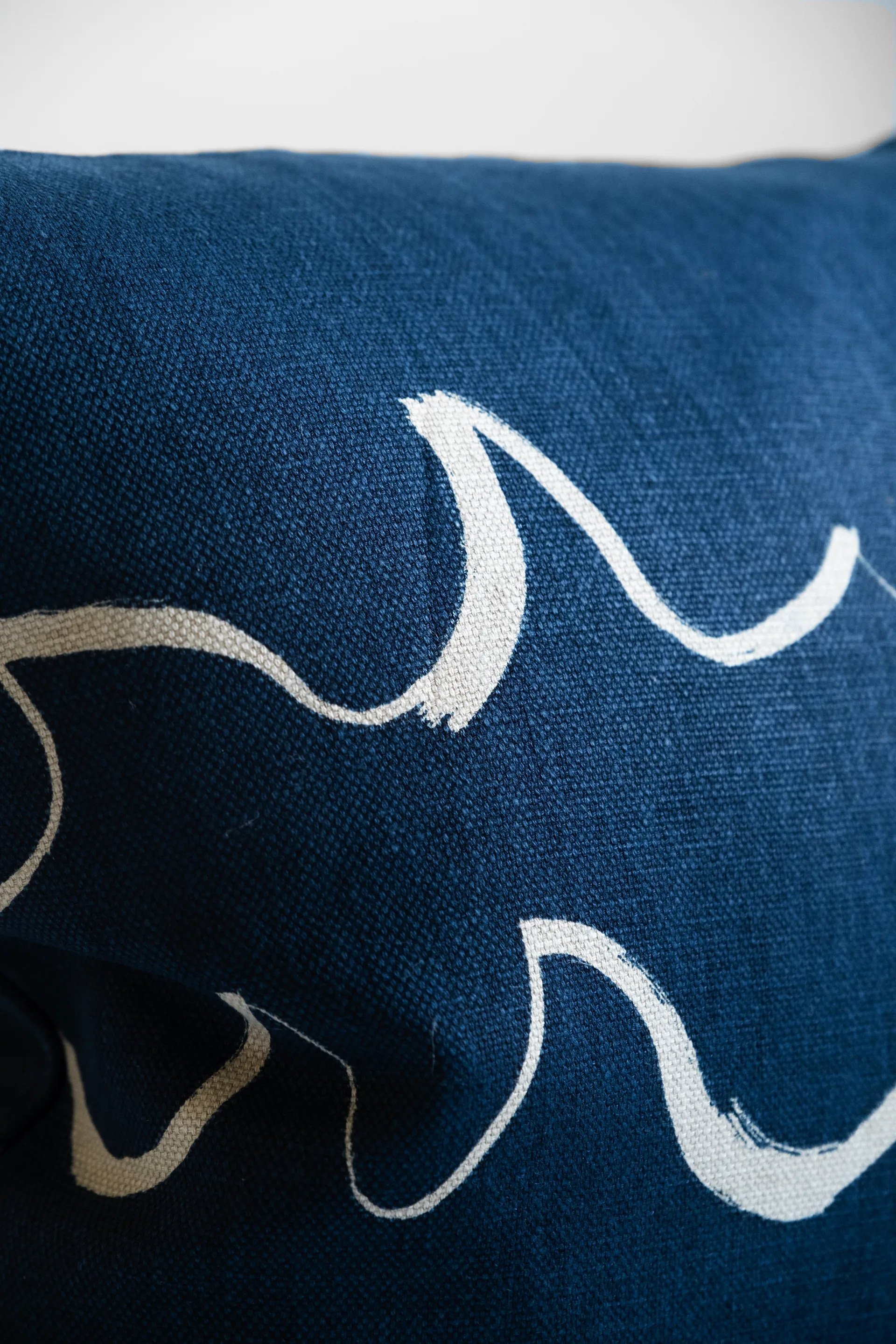 Wave 靠枕套 48x48 cm, 蓝色 Fine Little Day