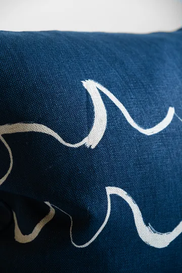 Wave 靠枕套 48x48 cm - 蓝色 - Fine Little Day