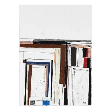 We only got out at night 海报 50x70 cm - 多色 - Fine Little Day