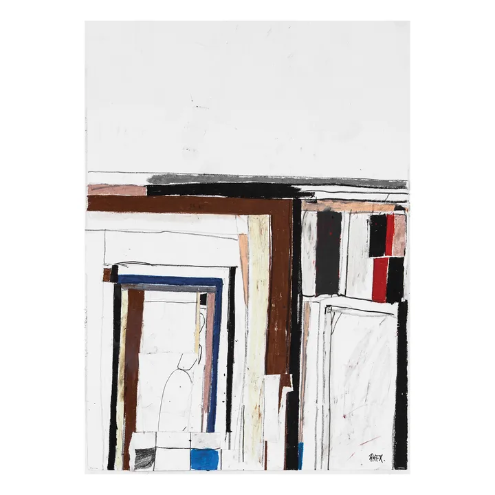 We only got out at night 海报 50x70 cm - 多色 - Fine Little Day
