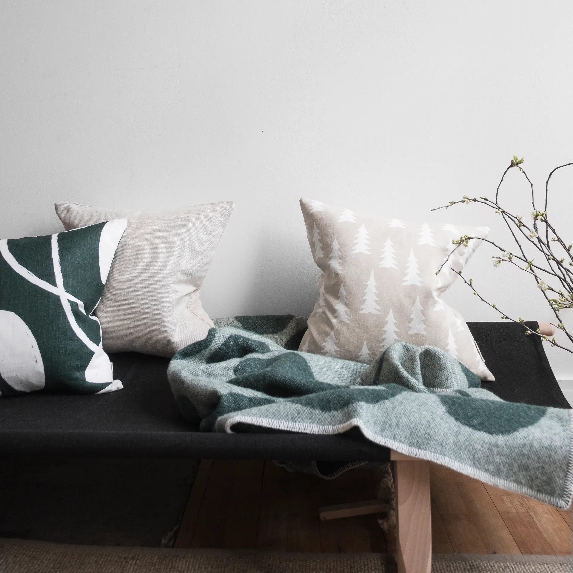 小松树/冷杉 北欧抱枕套  , 沙色 Fine Little Day