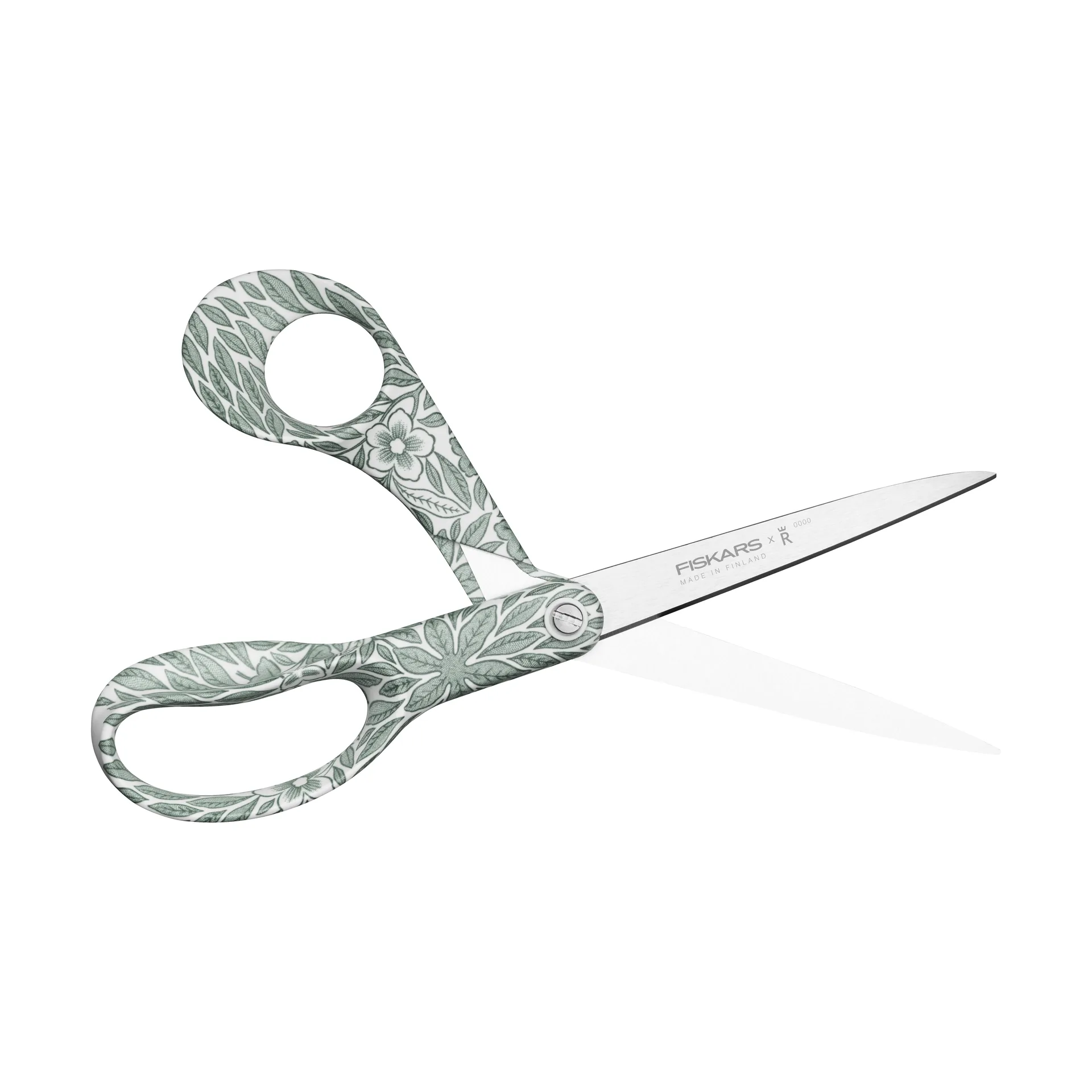 Fiskars x Rörstrand 万用剪刀, Ostindia Floris绿色_21cm Fiskars