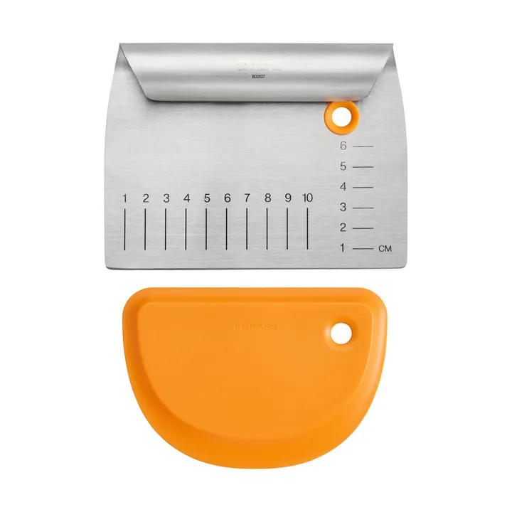 Functional Form 面团刮板 - 金属-硅胶，2件套 - Fiskars