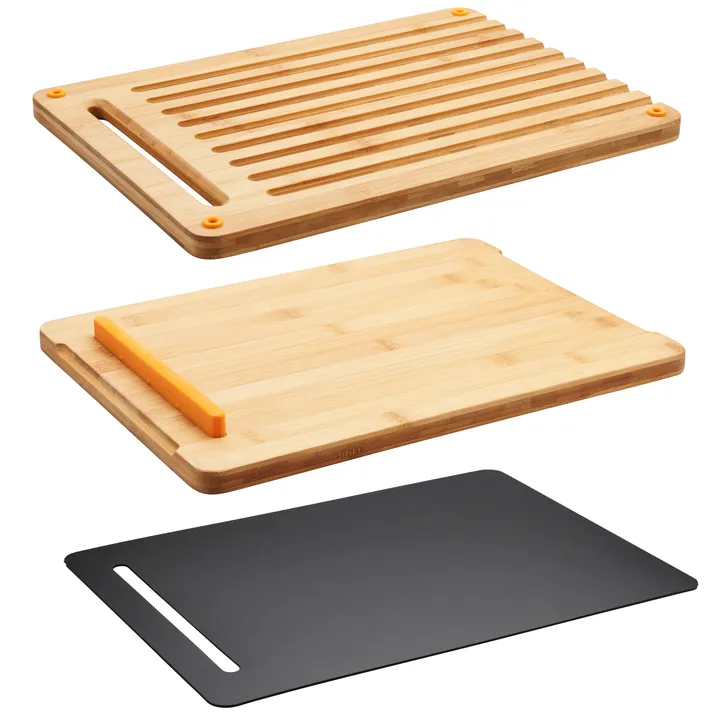 Functional Form 切菜板3件 - 竹制_塑料 - Fiskars