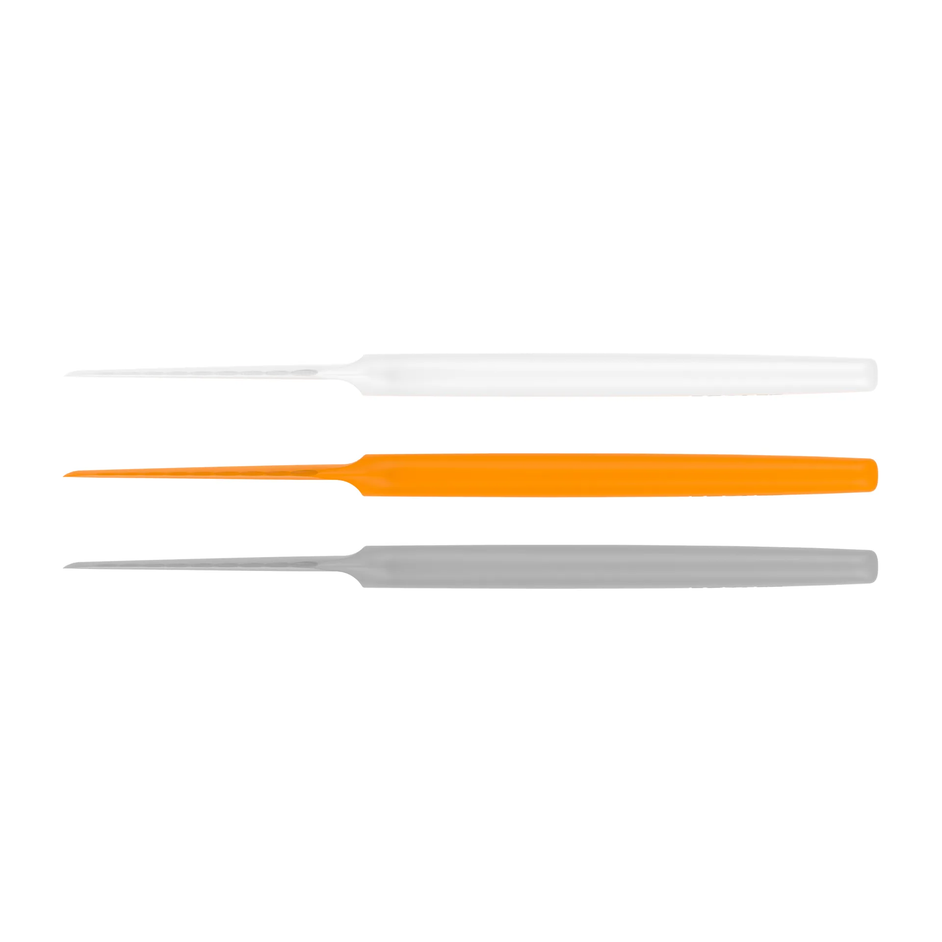 Functional Form butter knife 三件套装, 灰色-橘色-白色 Fiskars