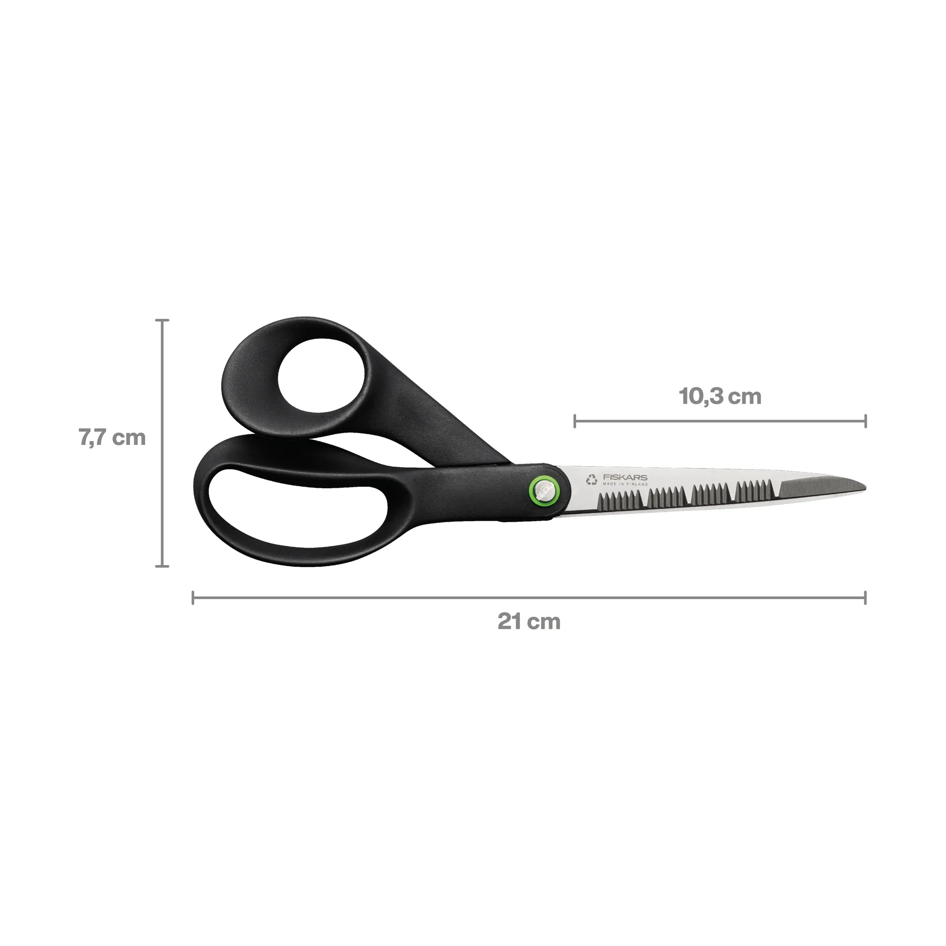 Functional Form kitchen scissors 21 cm, 黑色 Fiskars