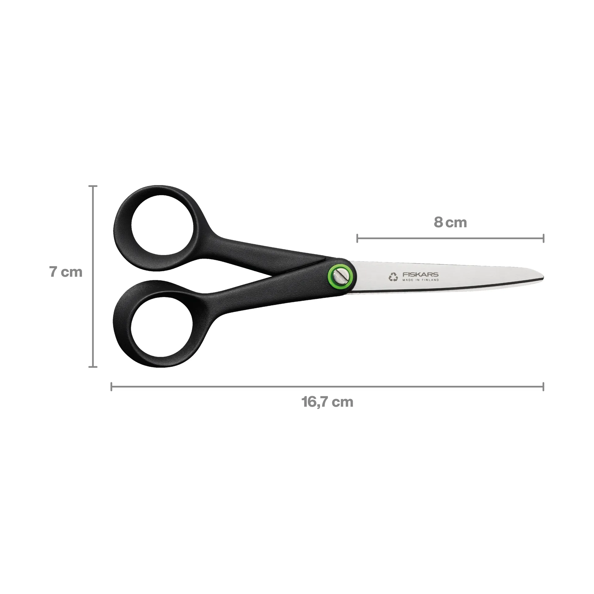 Functional Form universal scissors 17 cm, 黑色 Fiskars