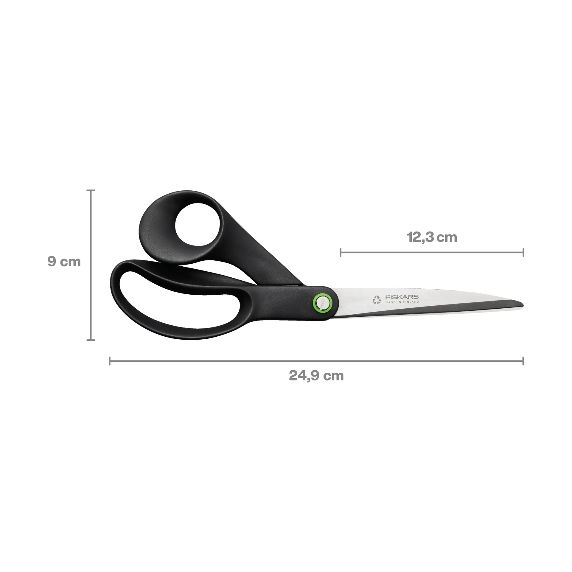 Functional Form universal scissors 25 cm, 黑色 Fiskars