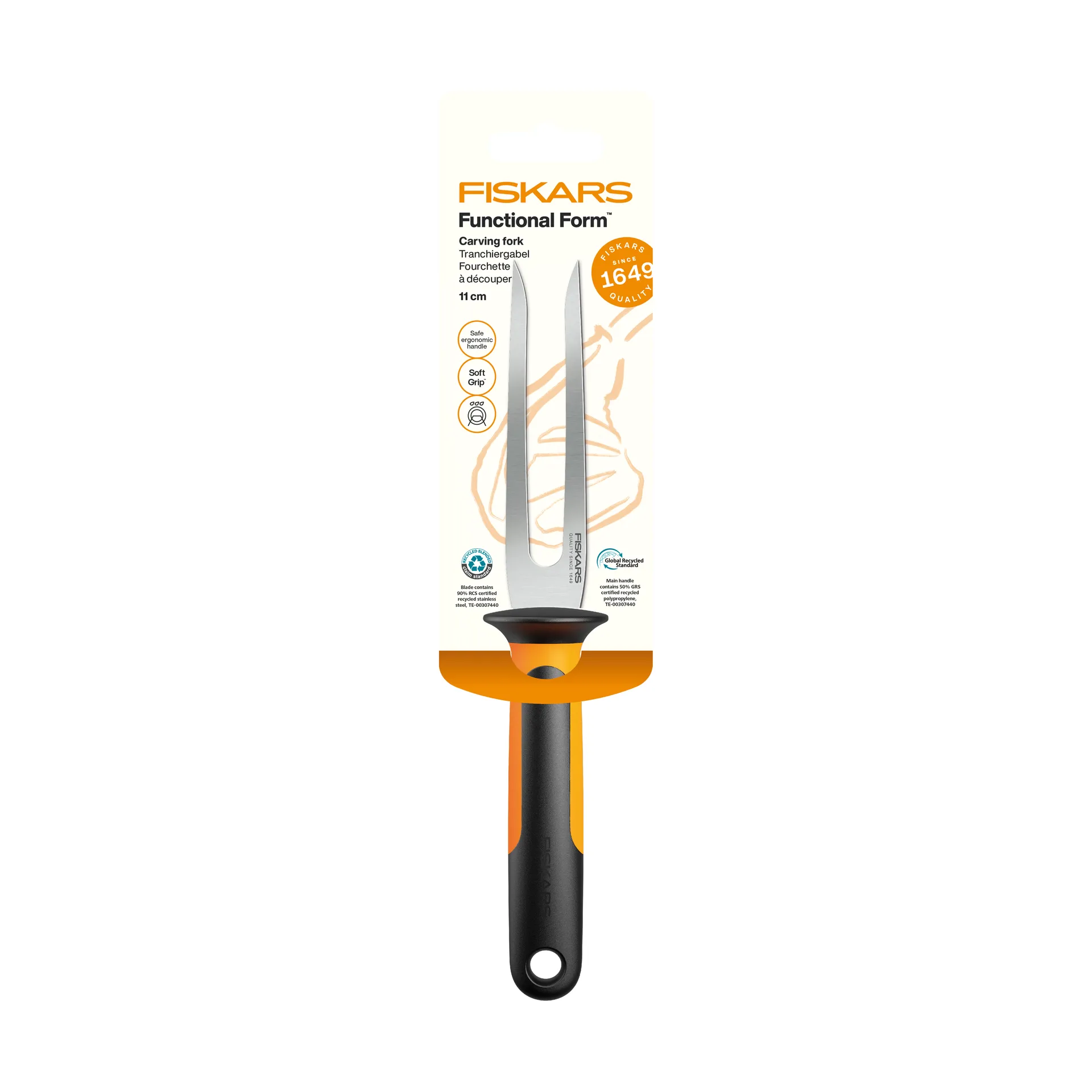 Functional Form不锈钢分肉叉, 不锈钢 Fiskars