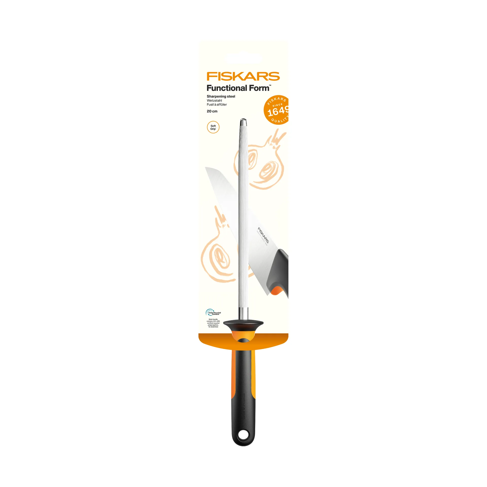 Functional Form不锈钢磨刀棒, 不锈钢 Fiskars