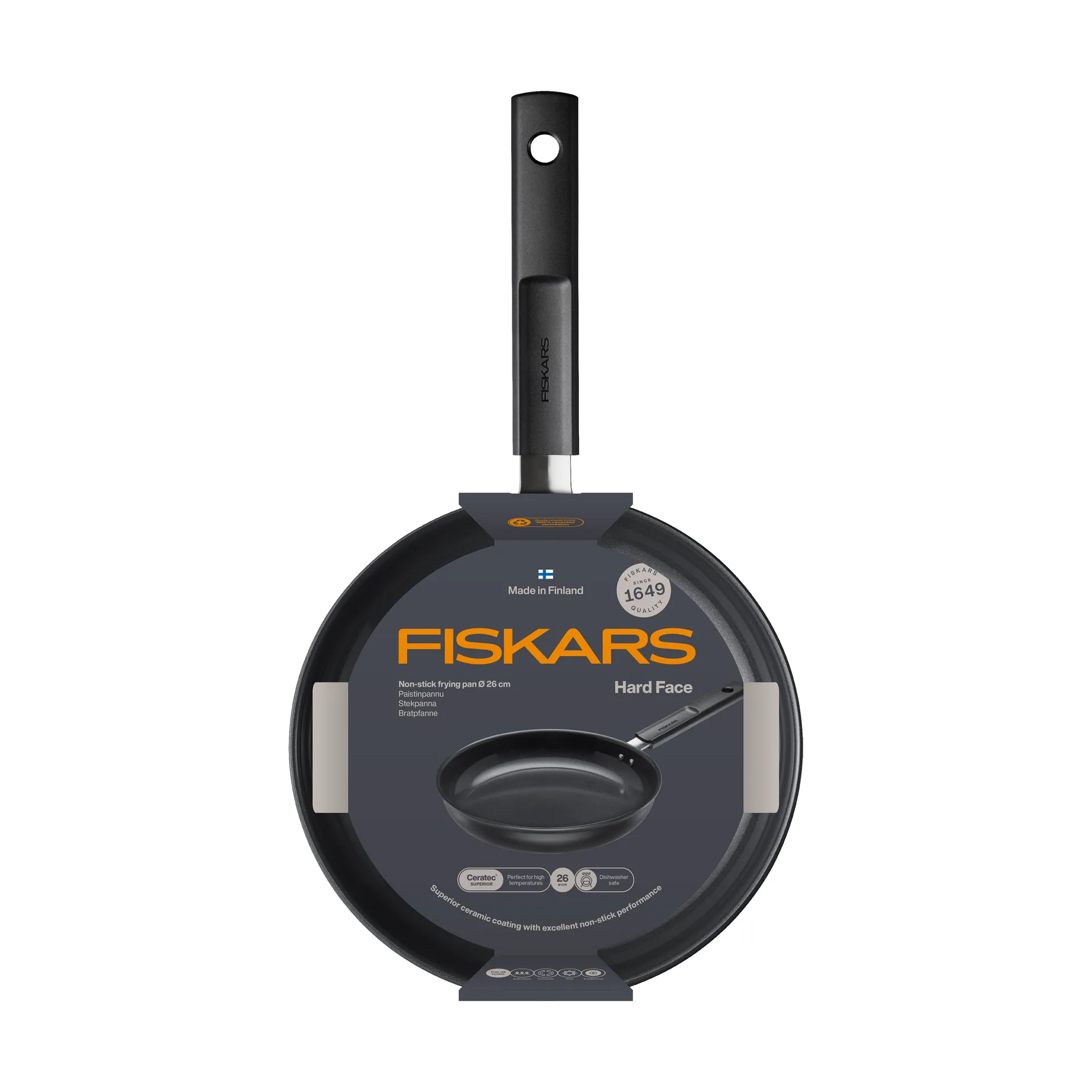 Hard Face Ceratec Superior 煎锅, 26cm Fiskars