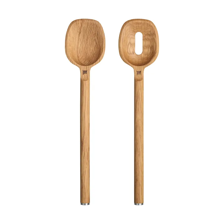 Norden 勺子 2只装 - 橡木_不锈钢 - Fiskars