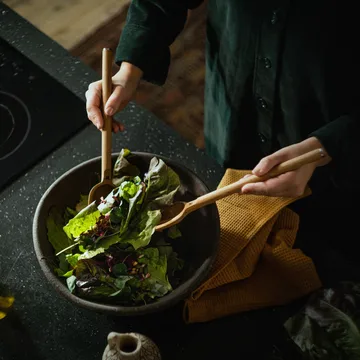 Norden 勺子 2只装 - 橡木_不锈钢 - Fiskars
