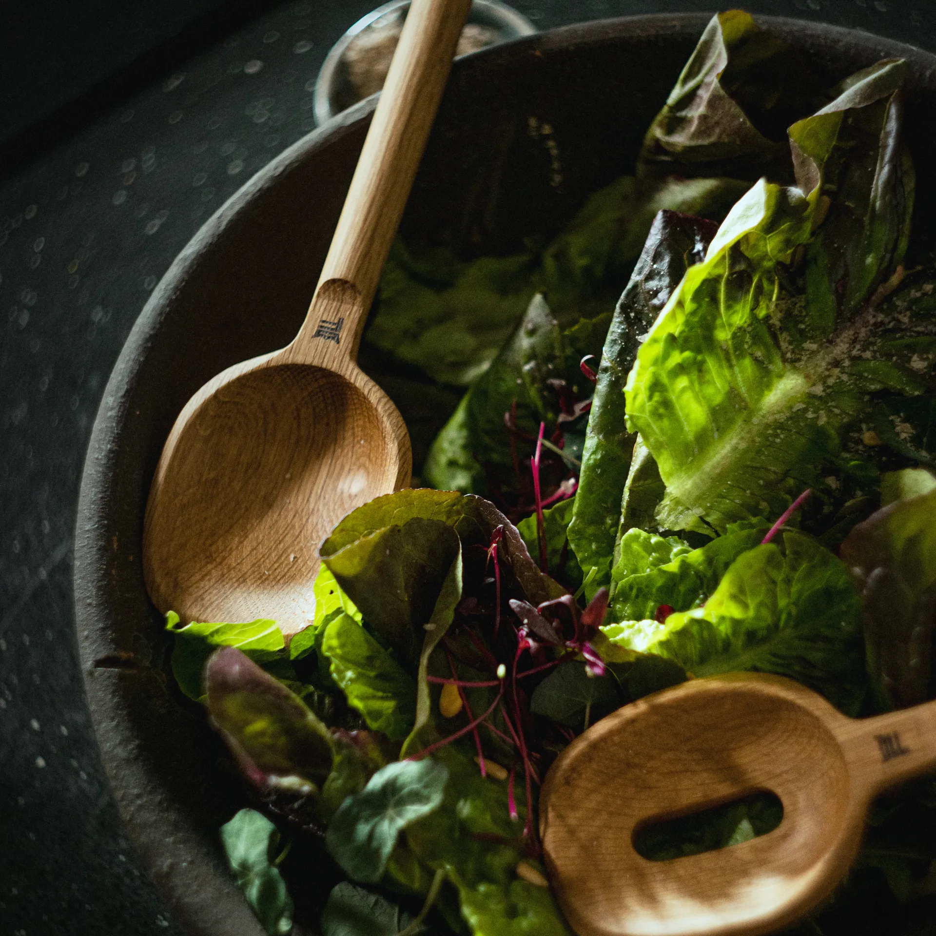 Norden 勺子 两件套装, Oak-stainless steel Fiskars