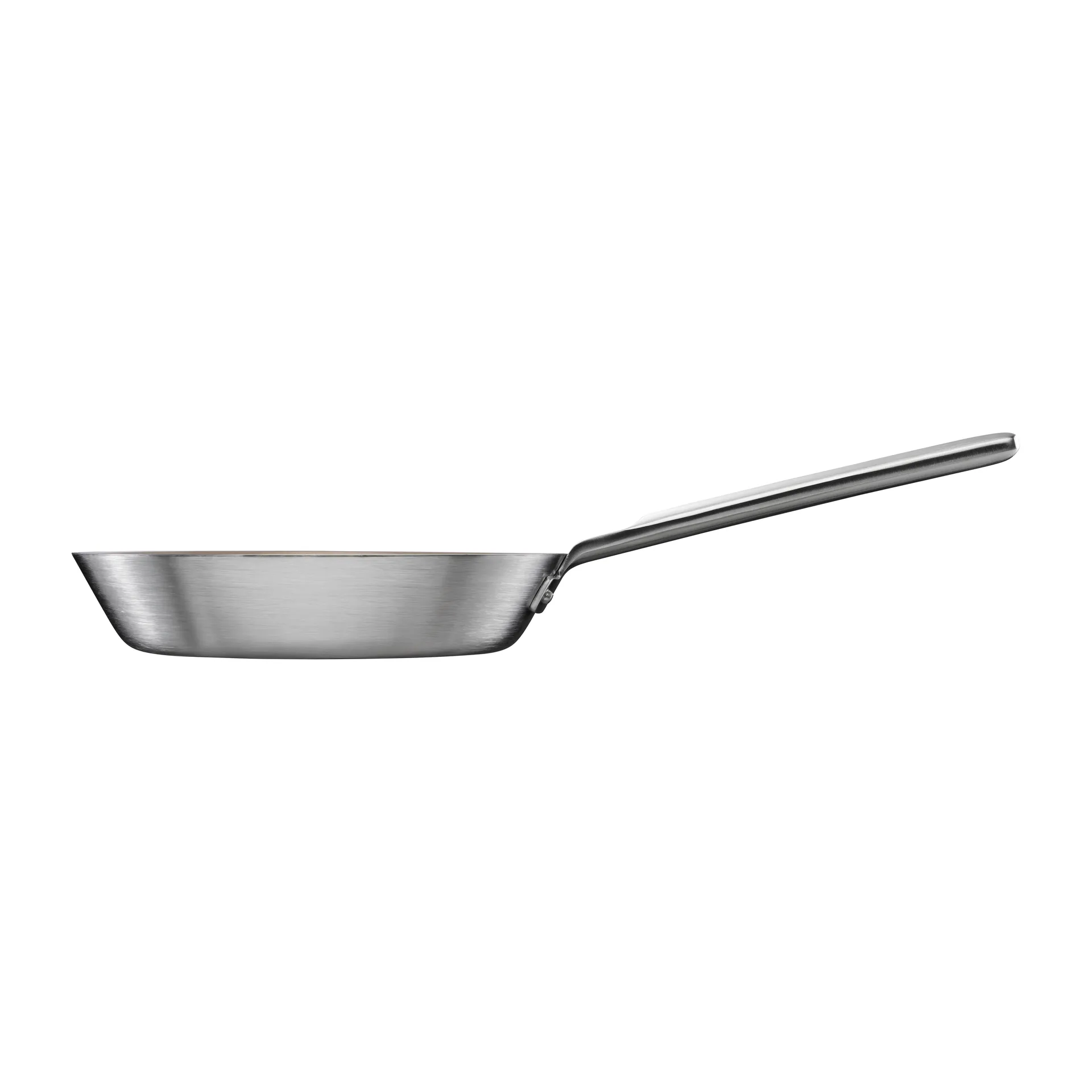 Norden Steel 2023 不锈钢煎锅/炒锅/炖锅 平底煎锅 不粘锅有涂层 无盖 , Ø24cm Fiskars