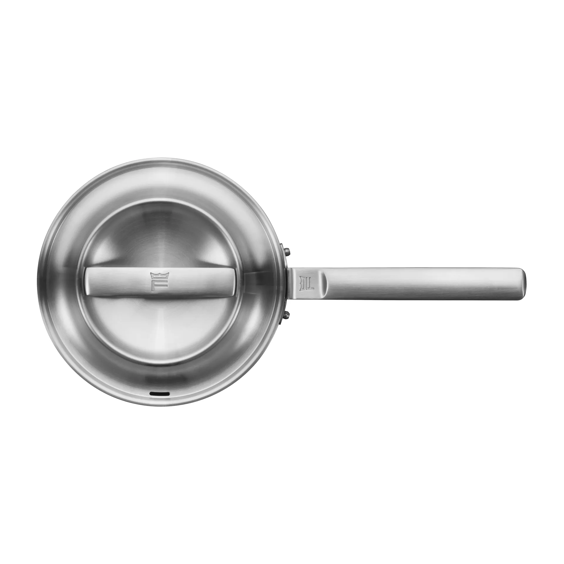 Norden Steel 2023 不锈钢煎锅/炒锅/炖锅 带手柄炖锅 无涂层 含盖 , 2.5 l Fiskars