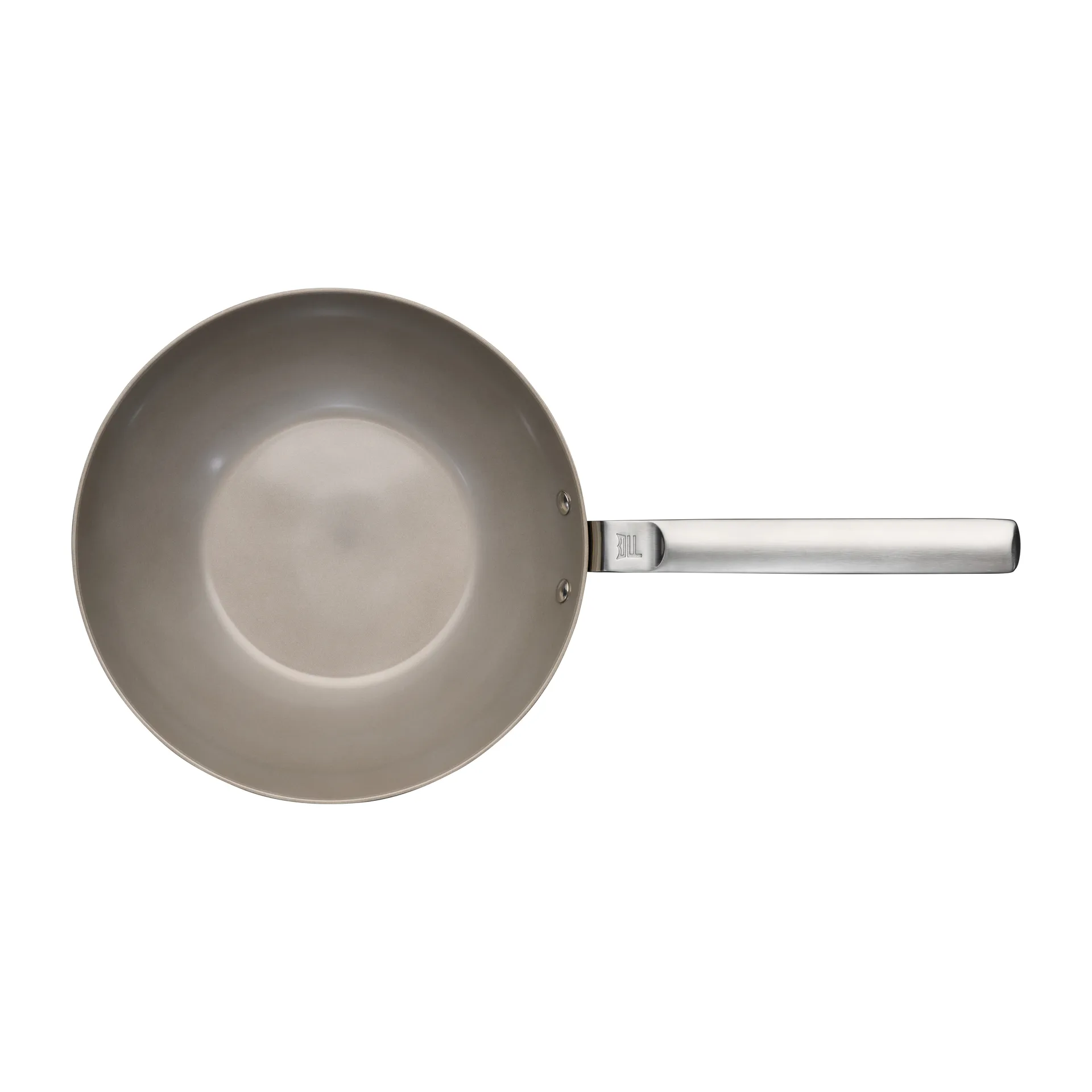 Norden Steel 2023 不锈钢煎锅/炒锅/炖锅 炒锅 不粘锅有涂层 无盖 , Ø28cm Fiskars