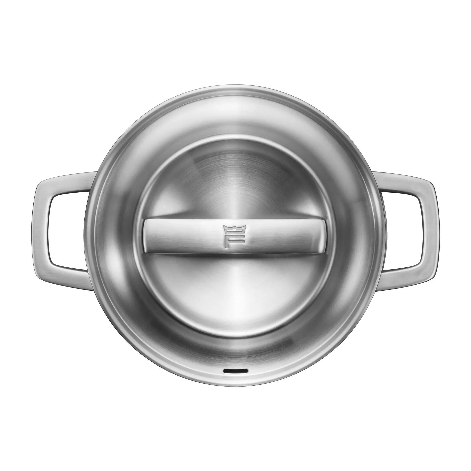 Norden Steel 2023 不锈钢煎锅/炒锅/炖锅 汤锅 无涂层 含盖 , 3 l Fiskars