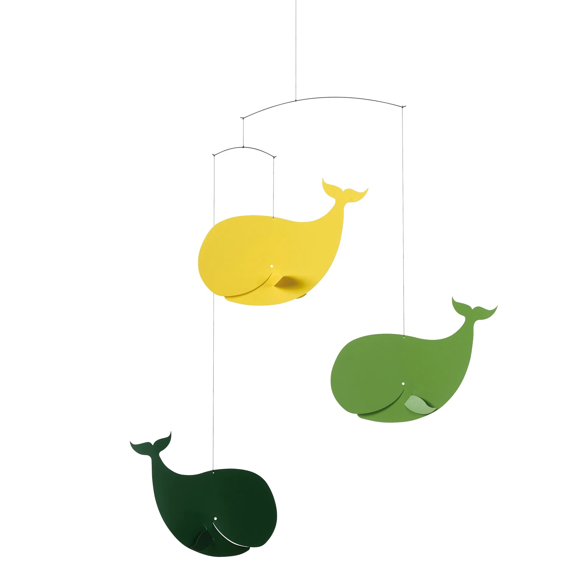 Happy Whales 平衡挂件 mobile, multi Flensted Mobiles
