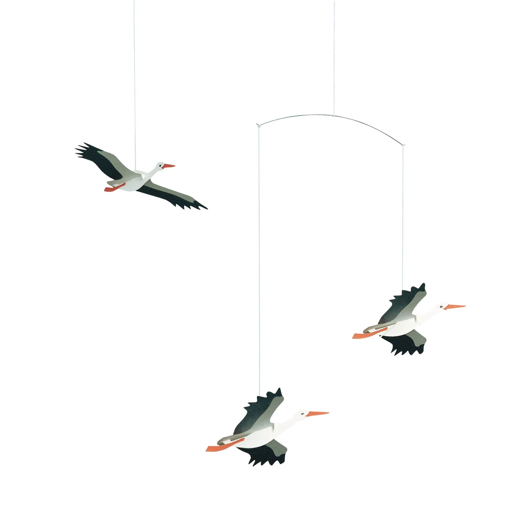 Lucky storks 平衡挂件 mobile, multi Flensted Mobiles