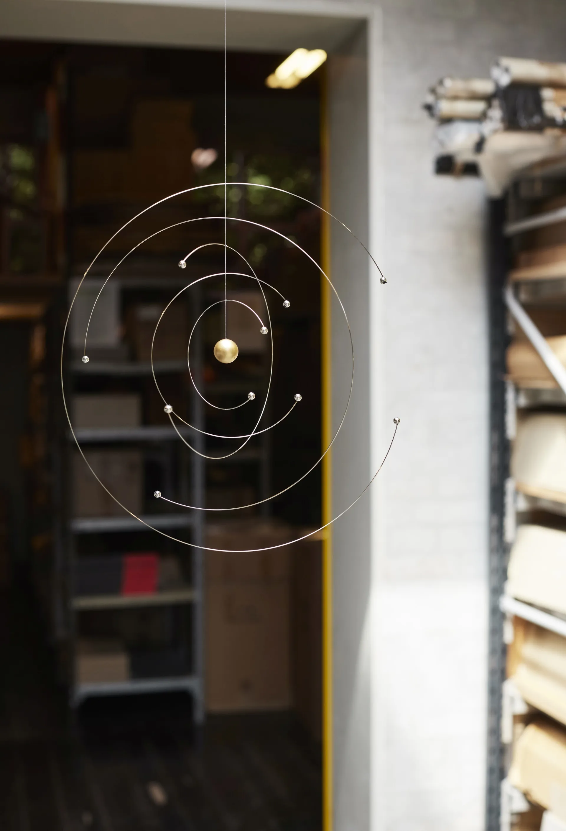 Niels Bohr Atom Model  平衡挂件 mobile, multi Flensted Mobiles