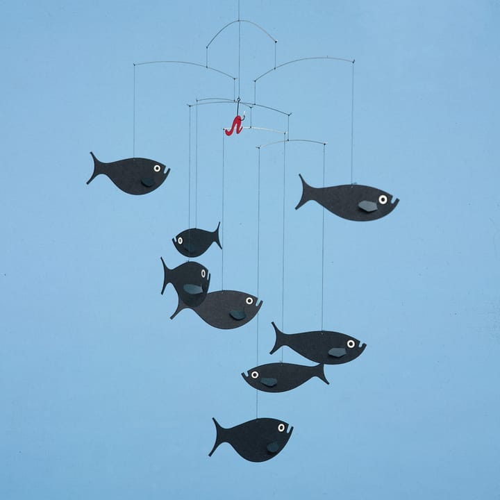 Shoal of fish 平衡挂件 mobile, 黑色 Flensted Mobiles